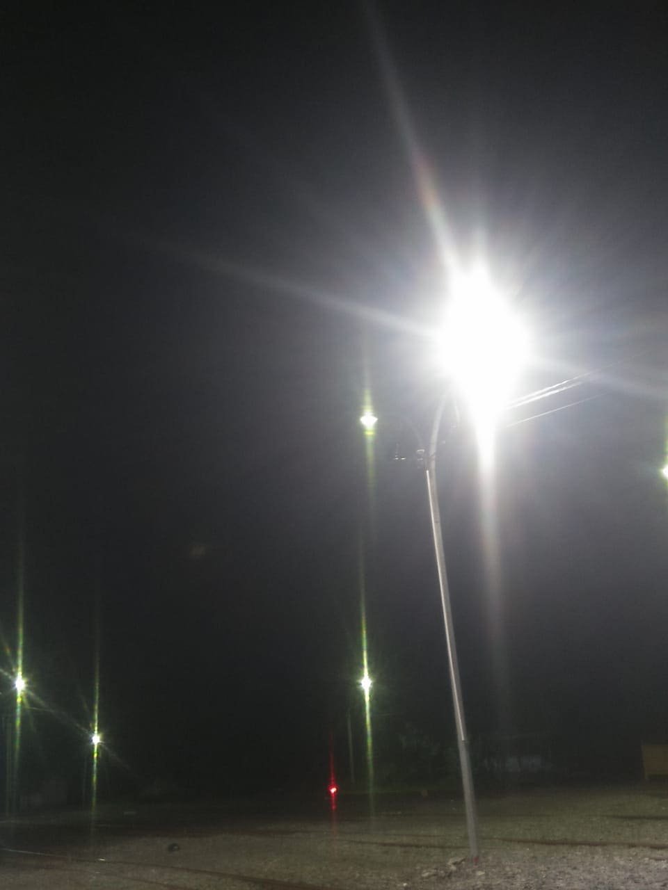 Dokumentasi proyek penerangan PT KAI Divre 3 Palembang